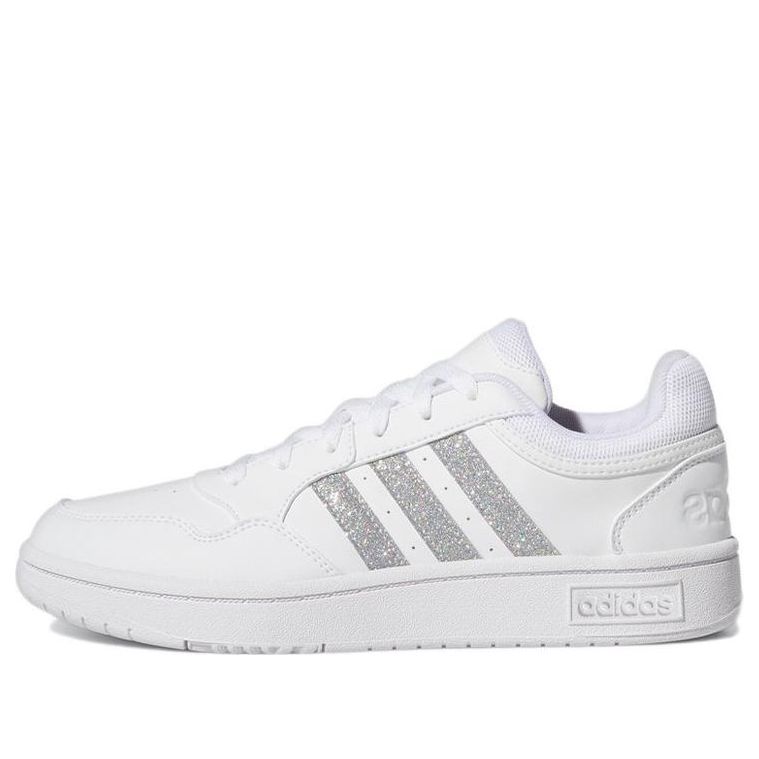 (WMNS) adidas Neo Hoops 3.0 Low Cut Tennis Shoes 'White Silver Metallic' GY1912