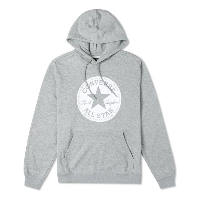 Converse Go-To Chuck Taylor Patch French Terry Hoodie 'Grey' 10023859-A04