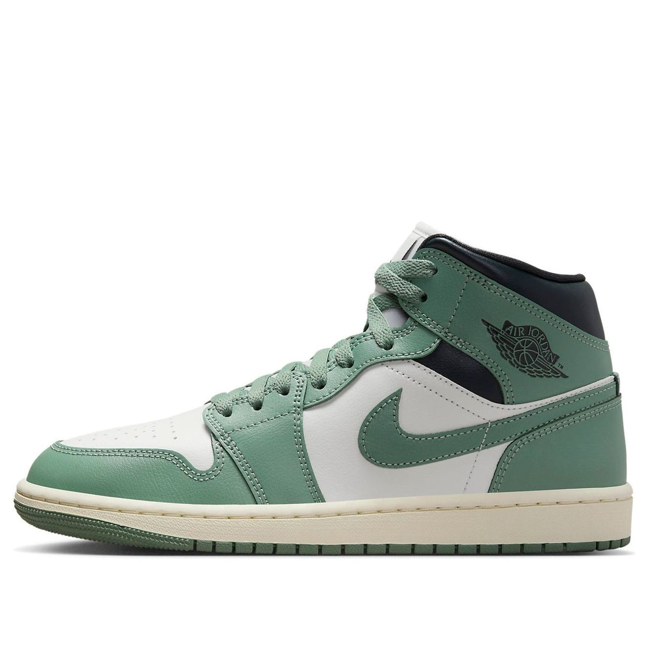 (WMNS) Air Jordan 1 Mid 'Jade Smoke' BQ6472-130