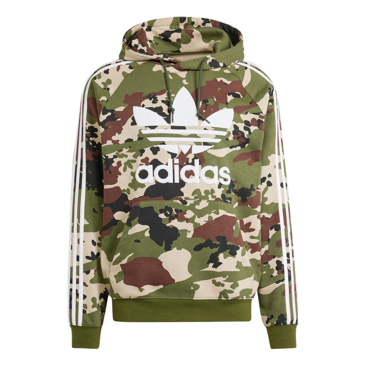 adidas Camo Graphic Hoodie Asia Sizing 'Green' IS0209