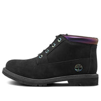 (WMNS) Timberland Nellie 6-Inch Iridescent Waterproof Chukka Boots 'Black Nubuck' A24KH