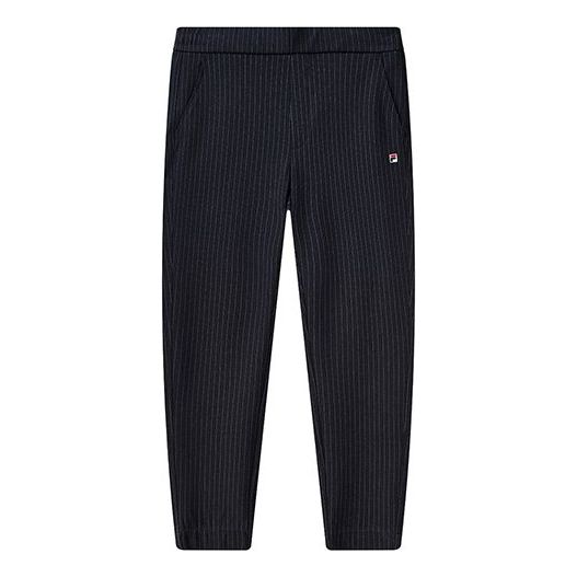 FILA Stripe Straight Knit Casual Long Pants Blue F11M111608F-NV