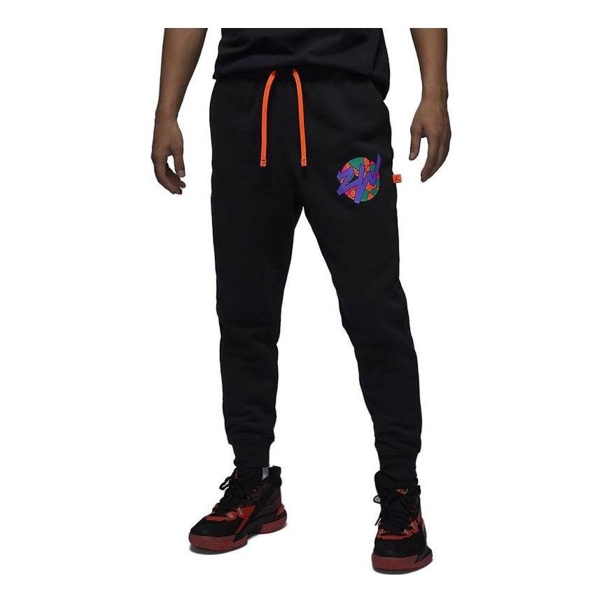 Air Jordan Zion Graphic Sweatpants 'Black' FD2393-010