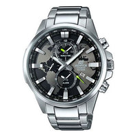CASIO Quartz Waterproof EDIFICE Stainless Steel Strap Sapphire Crystal Solar Powered Mens Silver Analog EFR-303D-1AVUPR