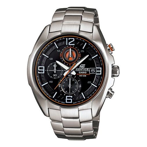 CASIO EDIFICE Mens SilverBlack Analog EFR-529D-1A9