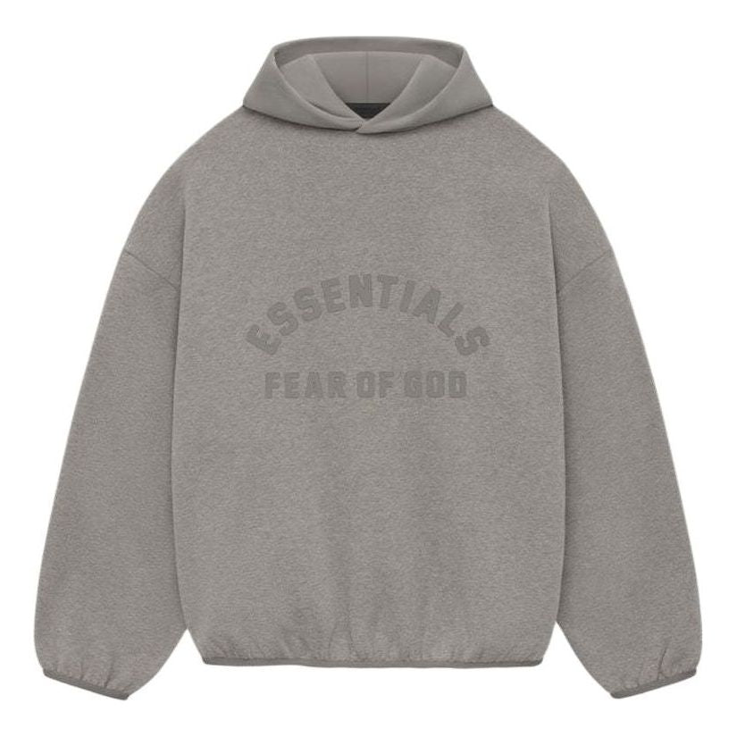 Fear of God Essentials Nylon Fleece Hoodie 'Heather Grey Dust' 202SU244311F