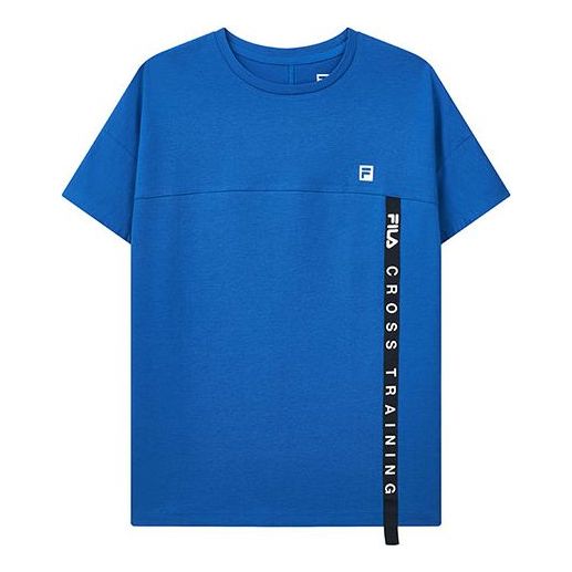 (WMNS) FILA Athletics Logo Printing Blue A11W131103F-BL