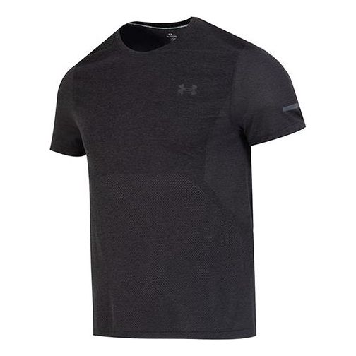 Under Armour Seamless Stride Short Sleeve 'Black' 1375692-001