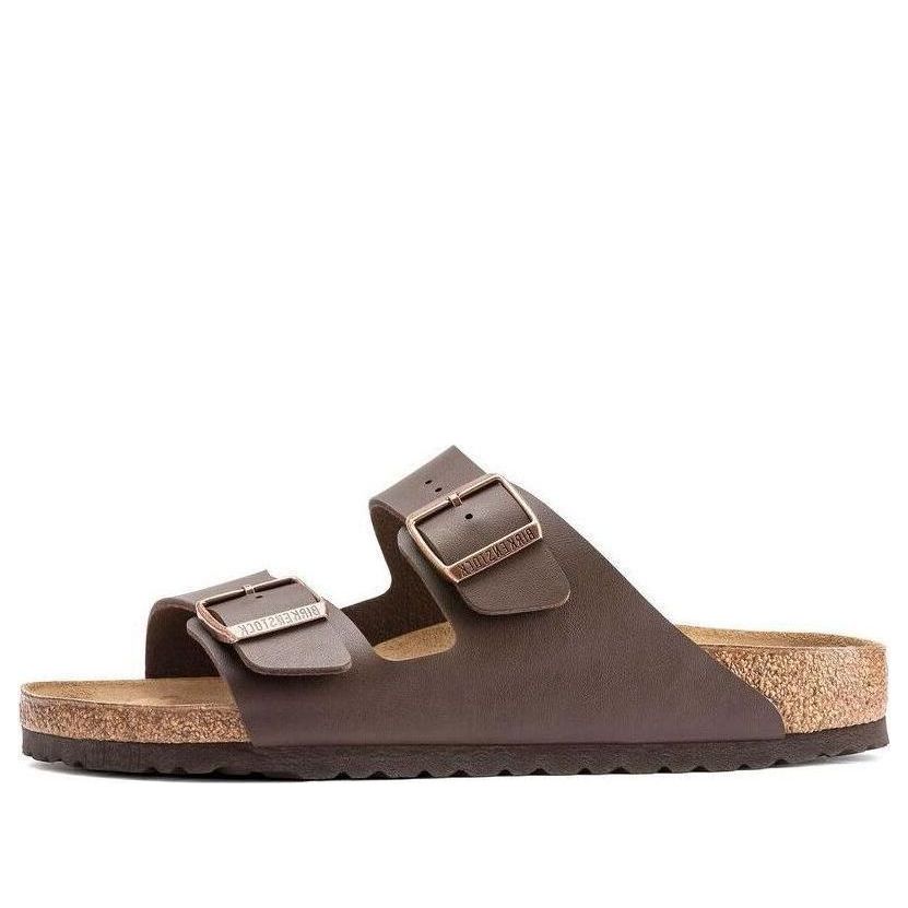 Birkenstock Arizona Birko Flor 'Dark Brown' 0051703