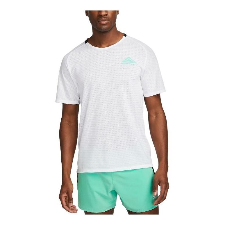 Nike Trail Solar Chase Dri-FIT Short-Sleeve Running Top 'White' DV9305-100