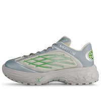 حذاء رياضي LOUIS VUITTON LV Discovery Lace Up باللون الرمادي والأخضر 1ABZ3P