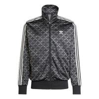 adidas Firebird Classic Monotrack Jacket Asia Sizing 'Black' IS0218