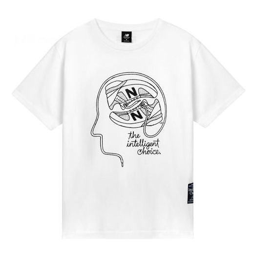 New Balance Athletics Delorenzo Shoe Feminina Tee 'White Black' AMT11519-WT