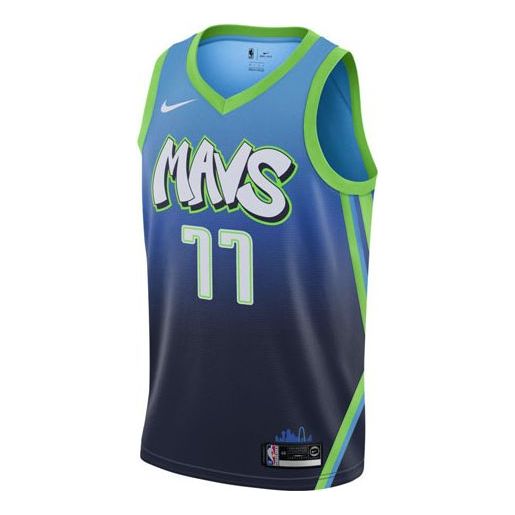 Nike NBA Luka Doncic Dallas Mavericks 2019/20 City Fan Edition Jersey #77 AV4632-465