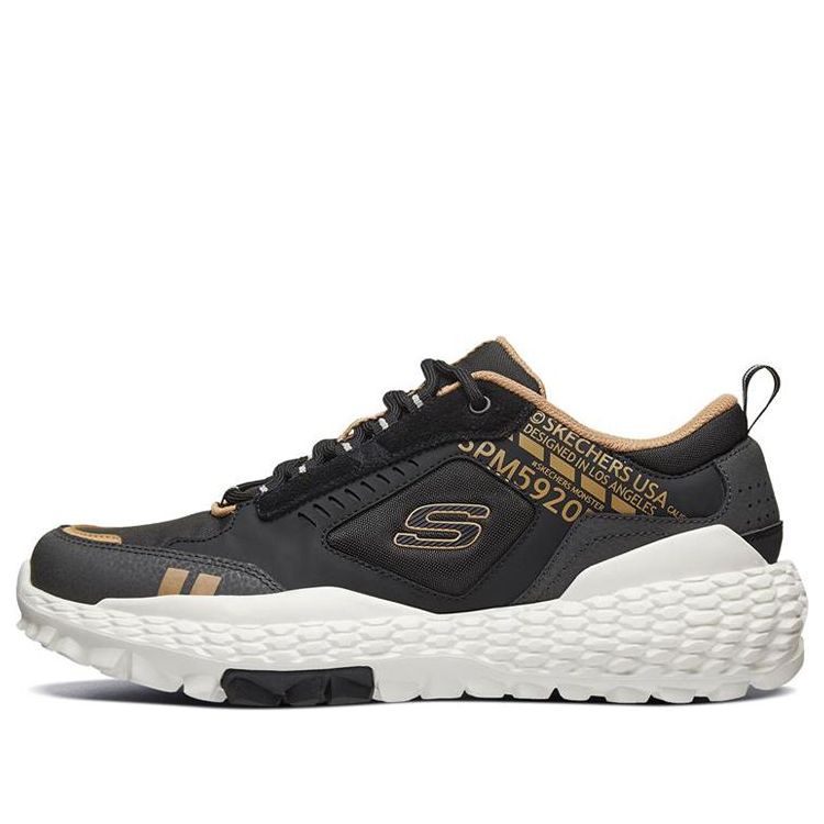 Skechers Monster Low-Top Sneakers Black/Gold 51715-BLK