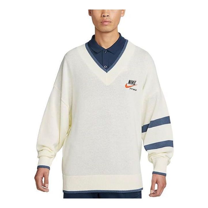 Nike Trend Sweater 'Beige Blue' DX0009-133