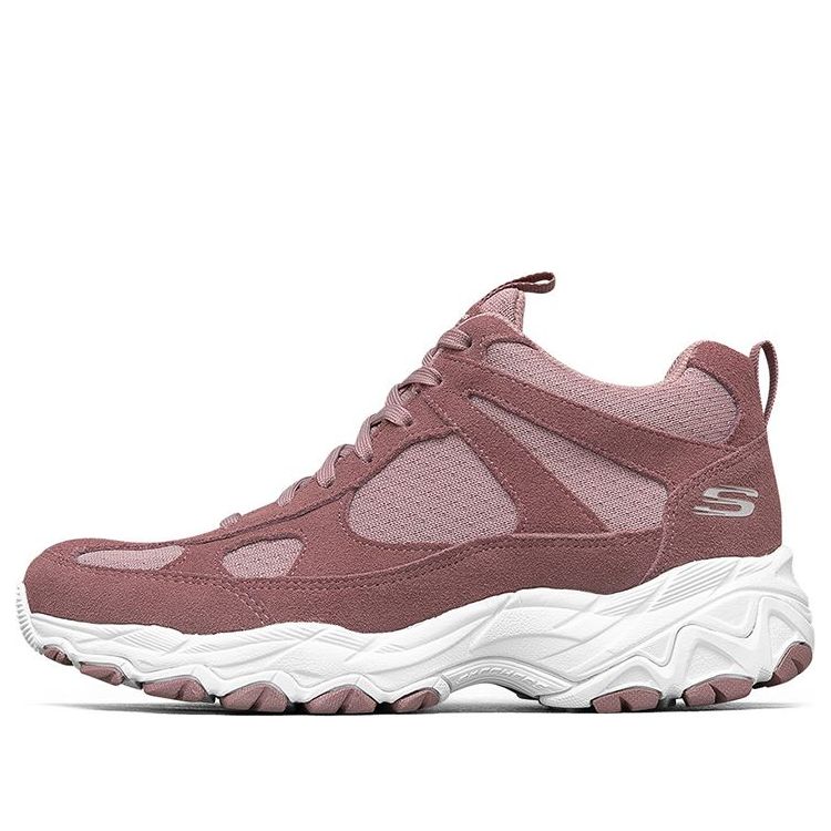 (WMNS) Skechers D'Lites High-Top Daddy Shoes Pink 66666233-MVE
