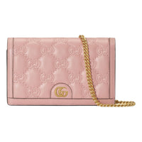 (WMNS) Gucci GG Matelassé Chain Wallet 'Light Pink' 723787-UM8IG-5909