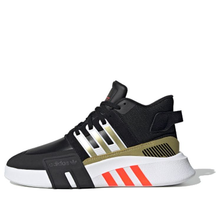 (WMNS) adidas originals EQT Bask Adv V2 'Black Gold White' FW5348