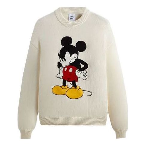 KITH x Disney Mickey & Friends Mickey Crewneck Sweater 'Sandrift' KHM031716-104