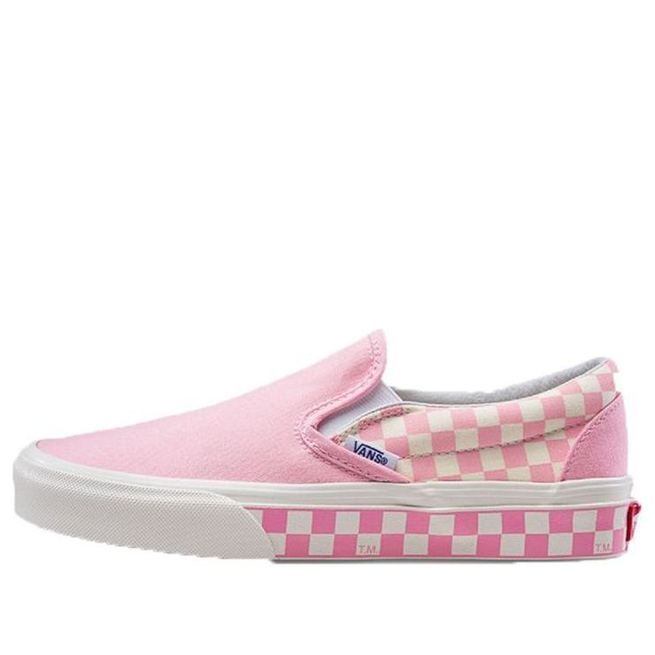 Vans Classic Slip-On 'Sidewall Check - Coral Blush' VN0A38F7RA8