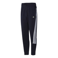 Men's adidas Fi 3s Pant Logo Printing Bundle Feet Sports Pants/Trousers/Joggers Navy Blue H46535