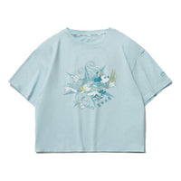 Li-Ning x Disney Crossover Loose Short Sleeve Blue AHSR208-3