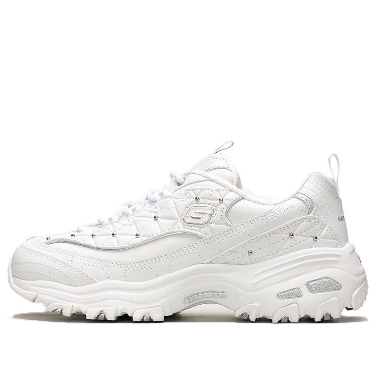 (WMNS) Skechers D'Lites Glamour Feels low/Dad Shoes GS White 13087-WSL