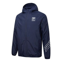 PUMA Windbreaker Printing Athleisure Casual Sports Hooded Jacket Blue 848633-06
