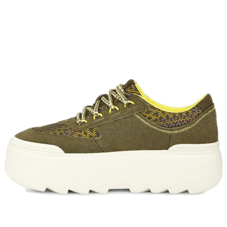 (WMNS) UGG Marin Mega Lace Heritage Braid 'Burnt Olive' 1136842-BTOL