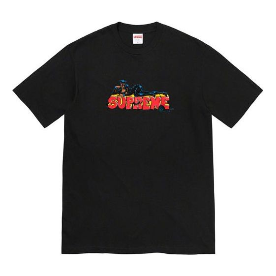 Supreme FW22 Week 1 Catwoman Tee T SUP-FW22-331-BLK