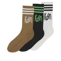 adidas x Korn Socks 3 Pack 'White Black Brown' IW7522