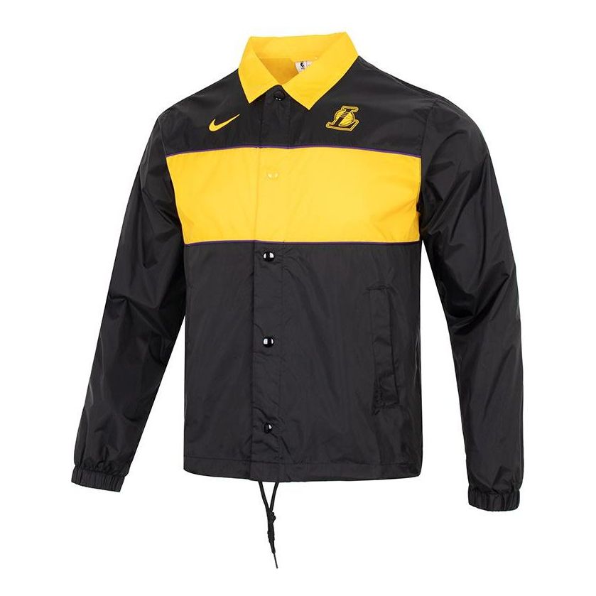 Nike NBA Lakers coach jacket 'Black' DR2338-010