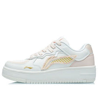 (WMNS) Li-Ning Classic Skateboarding 'White Beige' AGCR304-4