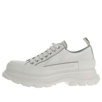 Alexander McQueen Tread Slick Lace Up Shoes 'White Grey' 705664W4TGA9348