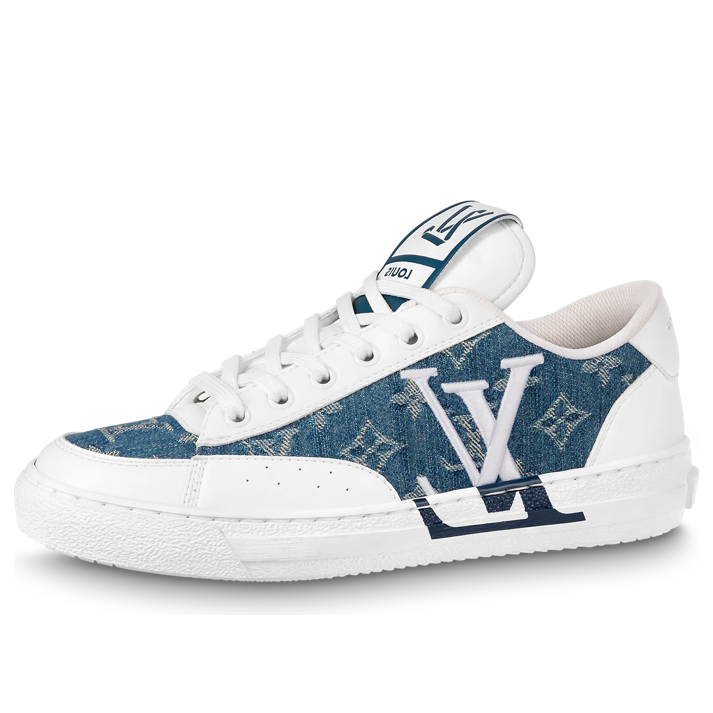 (WMNS) LOUIS VUITTON Charlie Sneakers 'White Denim Monogram' 1AAW2A