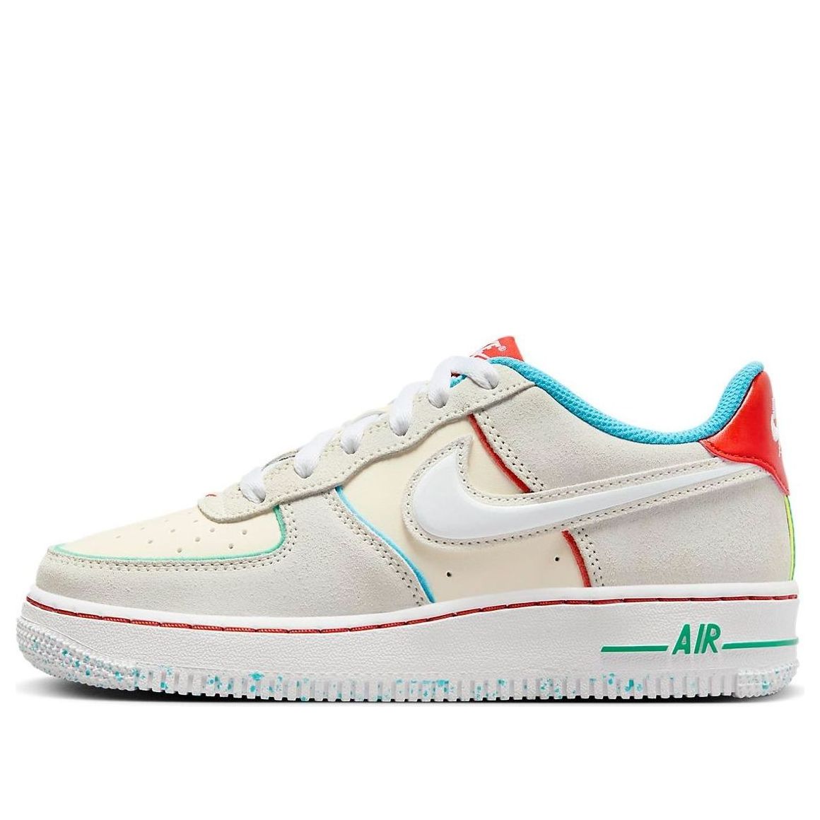 (GS) Nike Air Force 1 Low 'Swoosh Cookie Cutter' FQ8350-110