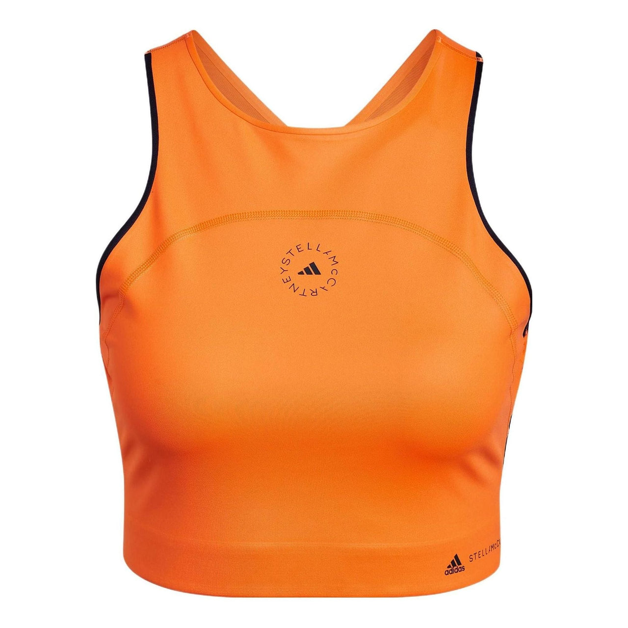 (WMNS) adidas By Stella McCartney TruePace Running Crop Top 'Orange' HB6088