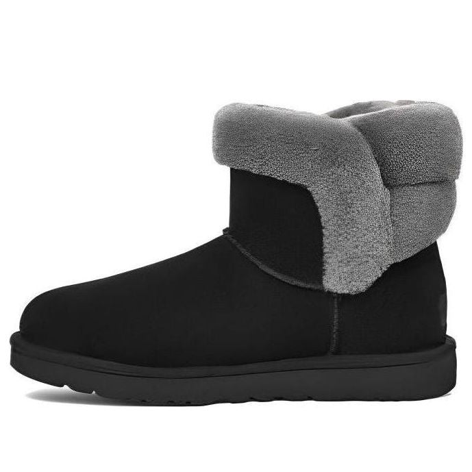 (WMNS) UGG Saniya Mini Suede Classic Boot 'Black' 1153512-BLK