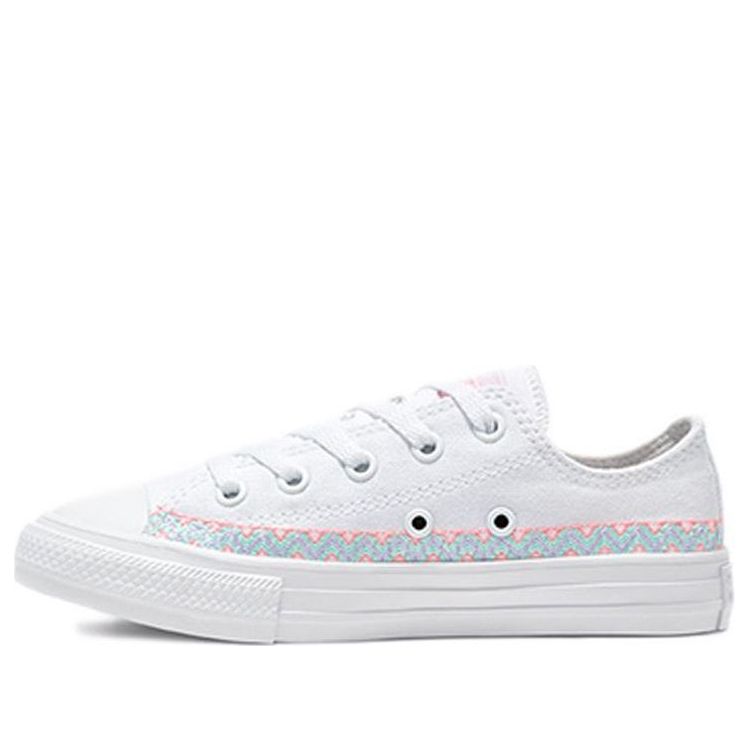 (GS) Converse Chuck Taylor All Star Low 'Friendship Bracelet - Cloud White' 667785F