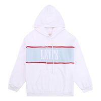(WMNS) Levi's Logo Printing Plus Fleece Hoodie White 85774-0000