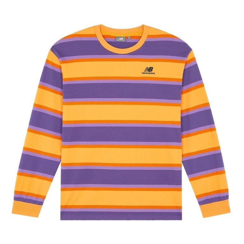 New Balance Classic Long Sleeve T-Shirt Asia Sizing 'Orange Purple' 5DC17073-PUR