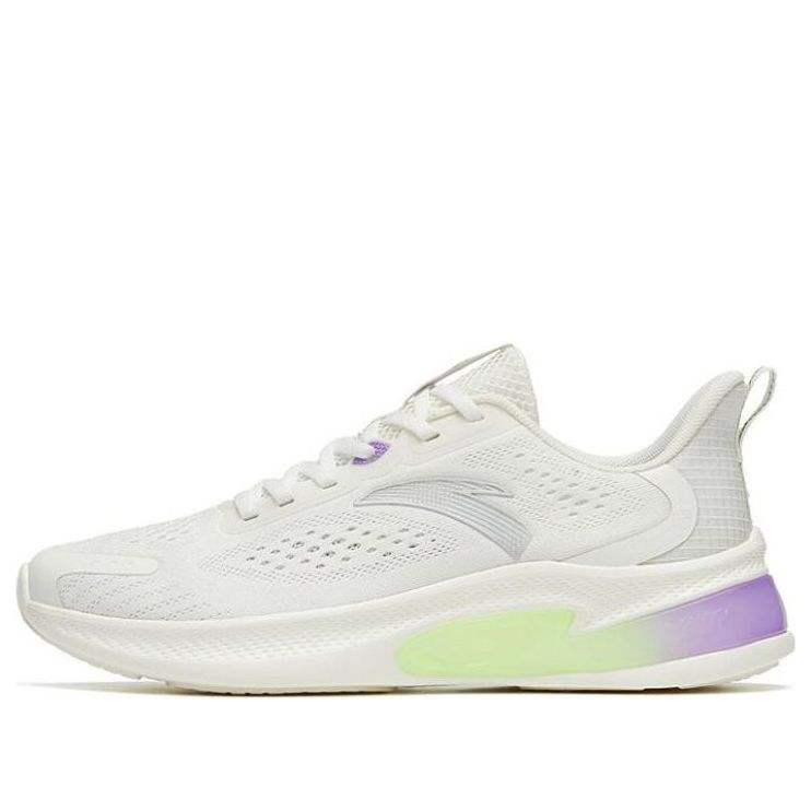 (WMNS) ANTA Running Series Sneakers 'White Silver Purple' 122325542-1