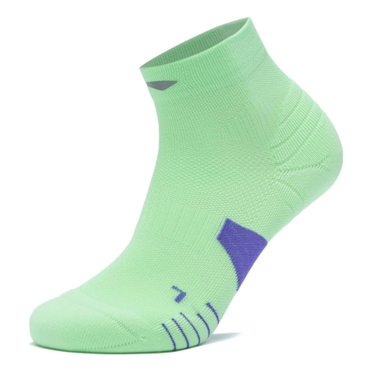 Li-Ning Cushion Ankle Socks 'Green' AWST103-23