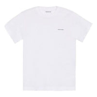 Balenciaga Small Alphabet logo Loose Short Sleeve White 556104TYK289000