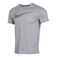 Nike Dri-FIT Printing Training Tops Short Sleeve Gray CJ4634-084