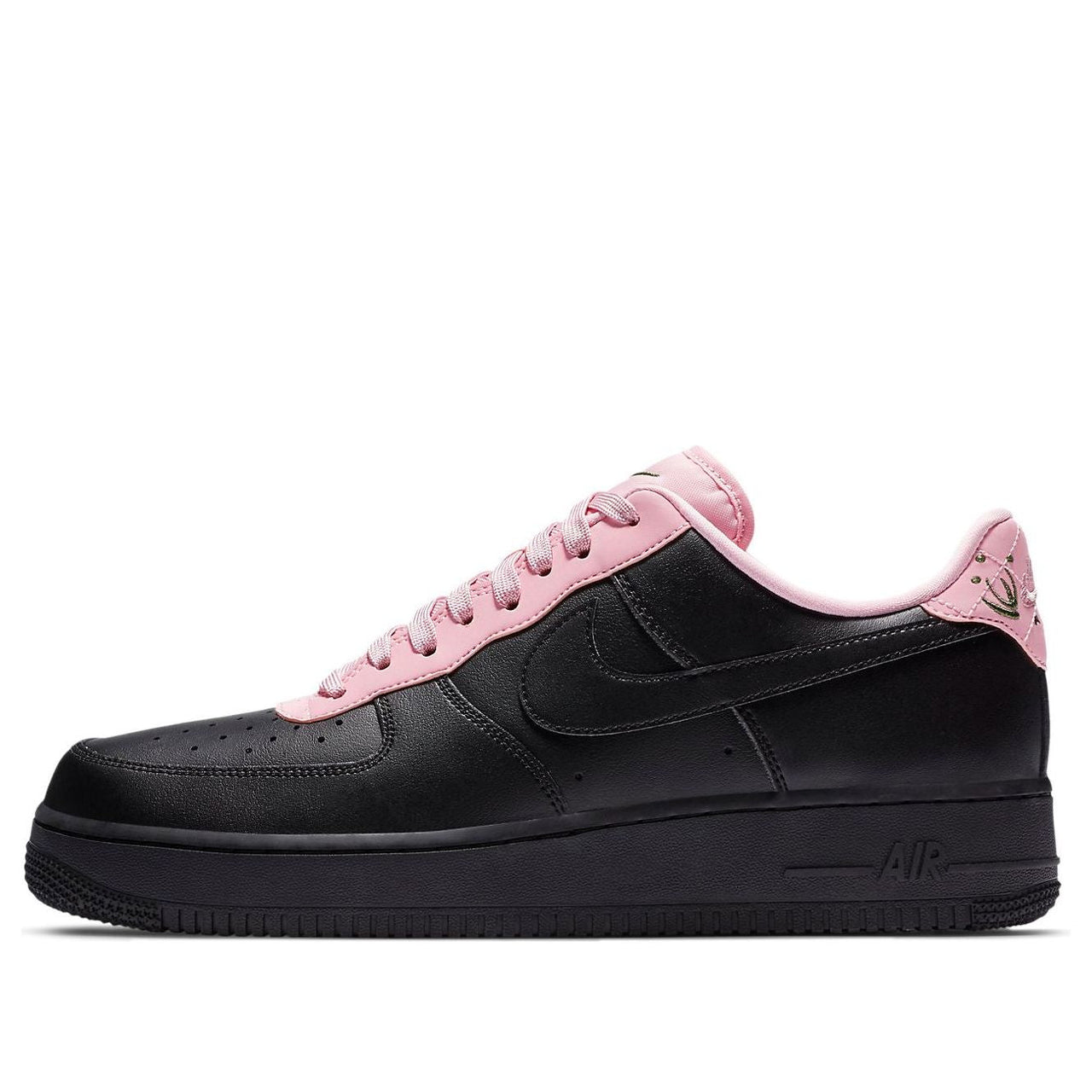 Nike Air Force 1 '07 LV8 'Black Pink Quilted Heel' CJ1629-001