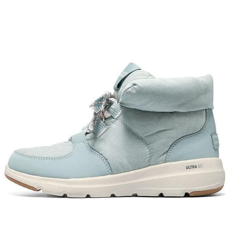 (WMNS) Skechers Glacial Ultra Boots 'Light Blue' 144194-LTBL