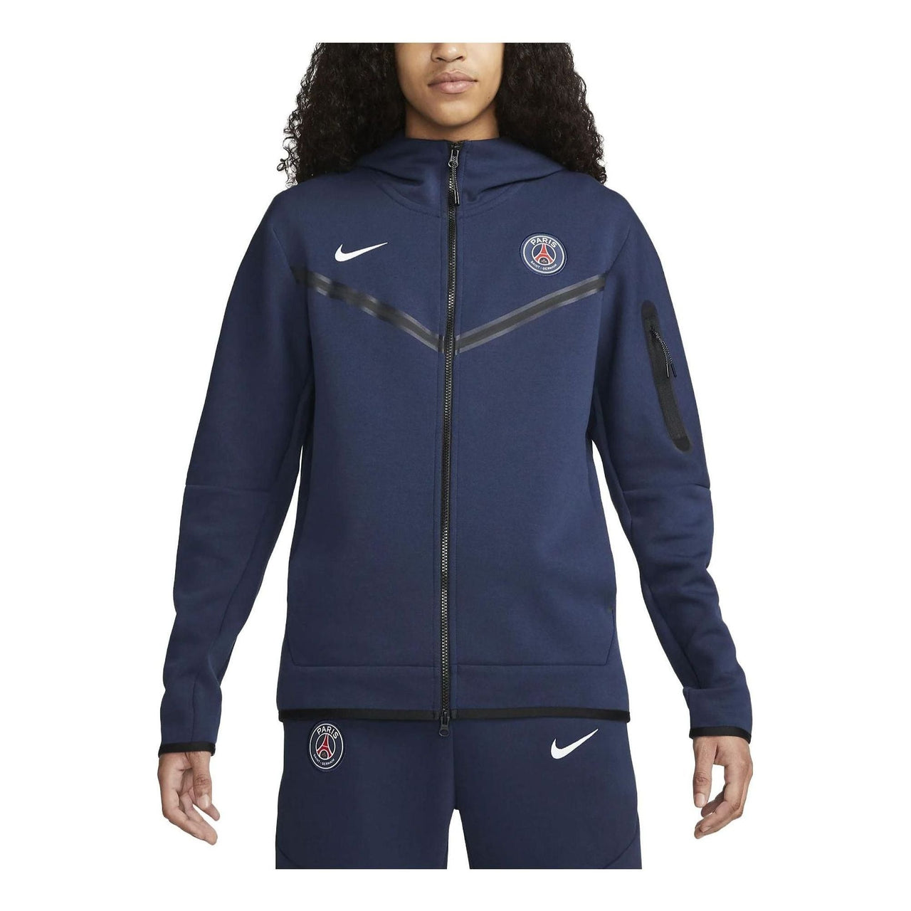 Nike Sportswear Tech Fleece Full-Zip PSG Hoodie 'Midnight Navy' DM2887-410