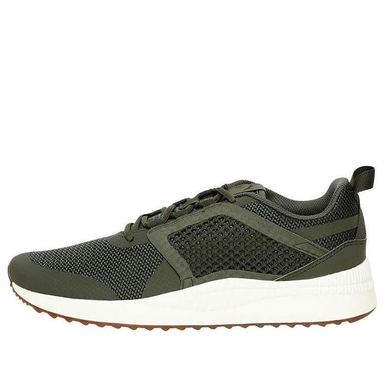 PUMA Pacer Next Net Low Running Shoes Armygreen 'Army Green White' 366935-06